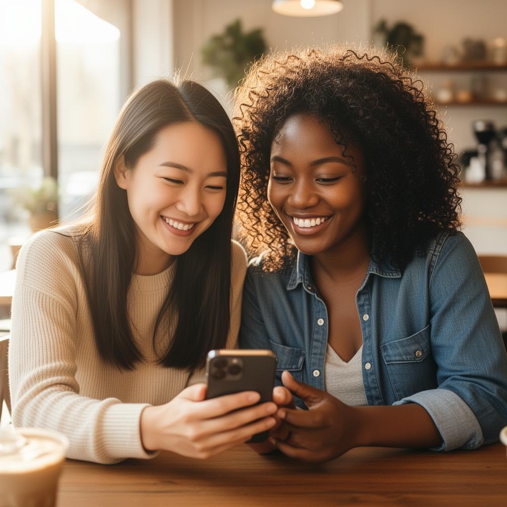 Best friends staying accountable together